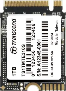 Transcend 1TB, M.2 2230,PCIe Gen4x4, NVMe, 3D TLC, TS1TMTE310S