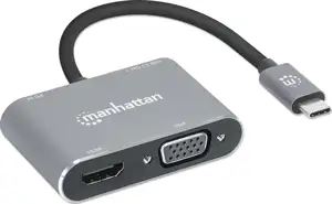 MANHATTAN USB-C to HDMI and VGA 4in1 Inverter Power Delivery