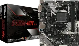 Matična ploča Asrock B450M-HDV R4.0, AMD AM4