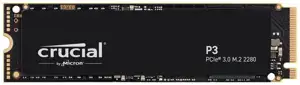 Crucial SSD P3 1000GB/1TB M.2 2280 PCIE Gen3.0 3D NAND, R/W: 3500/3000 MB/s, CT1000P3SSD8
