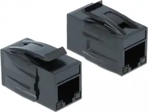 DeLOCK Keystone Module RJ45 jack > RJ45 jack Cat.6A - modular insert (coupling)