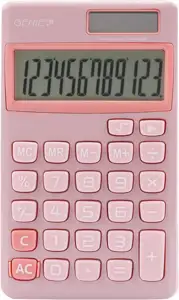 GENIE Taschenrechner 212P pink
