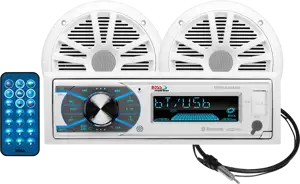 Marine radio BOSS MARINE MR632UAB, 4x50W, USB/MP3/WMA/FM/AM