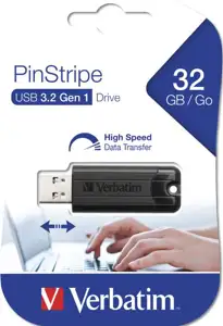 Verbatim USB3.0 Store'n'Go PinStripe 32GB, crni
