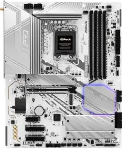 ASRock Z890 Pro RS WiFi White, DDR5, PCIe 5.0, Thunderbolt 4, SATA3, USB3.2, DP, 2.5GbE LAN, WiFi 6E, LGA1851, ATX