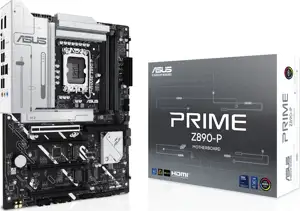 ASUS Prime Z890-P, DDR5, PCIe 5.0, USB 3.2, SATA3, DisplayPort, 2.5GbE LAN, LGA1851, ATX