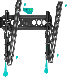 ONKRON Tilting TV Wall Mount for 35 to 65-inch Flat Panel TVs Digital Panels 60 kg TM5 Black