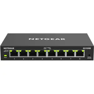 NETGEAR Switch 8x GE GS308E-400EUS Unmanaged Plus