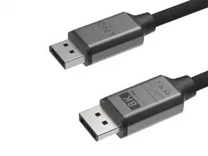 Cable DisplayPort 1.4, M/M, 8K 60Hz, HDR, 2m, braided, LINQ