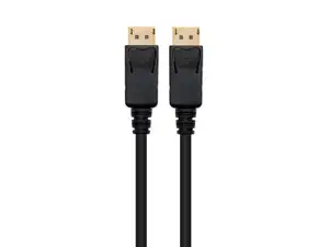 Cable DisplayPort 1.4, M/M, 8K 60Hz, 4K 240Hz, Shielded, 1m, black, Ewent EC1405
