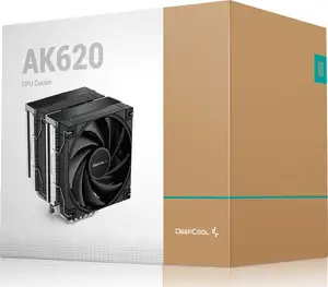 Air Cooler DeepCool AK620, 2x 120mm, 260W TDP, Black