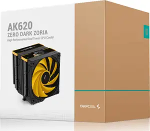 Air Cooler DeepCool AK620 Zero Dark Zoria, 2x 120mm, 260W TDP, Black
