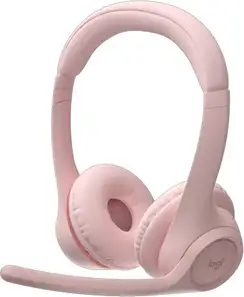 Headset Logitech Zone 300, Bluetooth, Pink