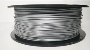 ABS filament 1.75 mm, 1 kg, silver