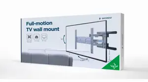 Gembird Full-motion TV wall mount, 40”-80”