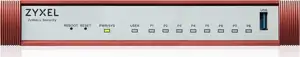 Zyxel USGFLEX 100H Device only 8x1GBit LANWAN Ports,1xUSB