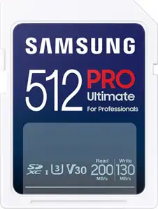 SD Card 512GB Samsung SDXC PRO Ultimate CL10 retail