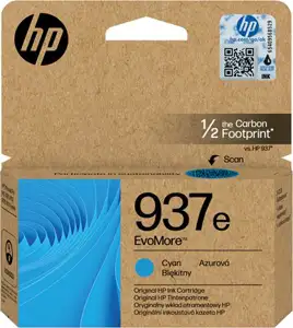 HP 937e EvoMore Cyan Org Ink Cartridge