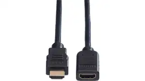 Roline VALUE HDMI produžni kabel sa mrežom, HDMI M - HDMI F, 1.0m