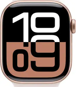 Apple Watch Series 10 GPS 42mm Rose Gold Aluminium Case with Light Blush Sport Band - S/M