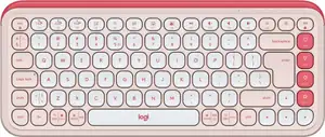 Keyboard Logitech POP Icon Keys, Bluetooth, Off-White/Rose, SLO g.