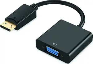 Adapter cable DisplayPort to VGA, 0.15m, Ewent