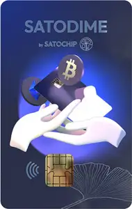 Satochip Satodime, cold storage smart card for crypto, NFC