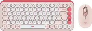 Keyboard & Mouse Logitech POP Icon Combo, Bluetooth, Rose, SLO g.