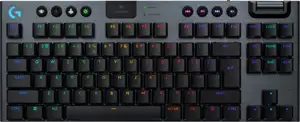 Keyboard Logitech G915 X LIGHTSPEED TKL, GL Clicky, Wireless, black SLO g.