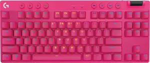 Keyboard Logitech G PRO X TKL, Brown Tactile, Lightspeed, Magenta, SLO g.
