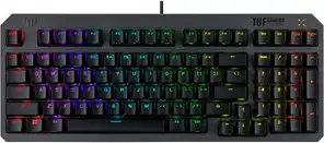 Keyboard ASUS TUF Gaming K3 Gen II, Red Linear Optical, RGB, USB, US SLO g.