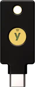 USB authenticator Yubico Security Key C NFC, FIDO2 U2F, USB-C, black