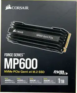 SSD Corsair Force Series MP600 1TB M.2, CSSD-F1000GBMP600R2