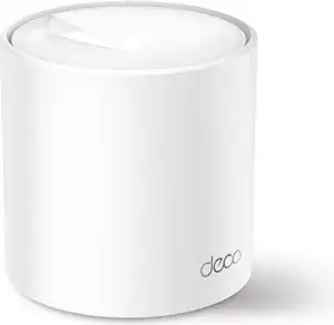 AX3000 Whole Home Mesh Wi-Fi 6 UnitSPEED: 574 Mbps at 2.4 GHz + 2402 Mbps at 5 GHzSPEC: 2× Internal Antennas, 3× Gigabit Ports (WAN/LAN auto-sensing), 2 Streams and HE160 for 5GHzFEATURE: Deco App, Ro