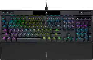 Tipkovnica Mehanička Corsair K70 RGB PRO Backlit RGB LED, CORSAIR OPX, Black, Black PBT Key