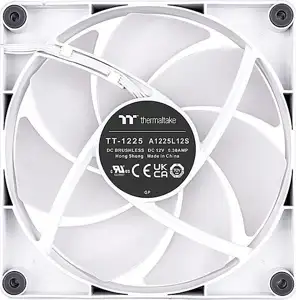 120mm Thermaltake CT120 Reverse ARGB Sync PC Cooling Fan White 2 Pack