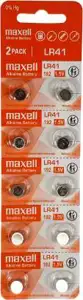 Maxell alkalna dugmasta baterija LR41, 10 kom, 5x2