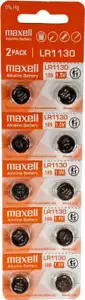 Maxell alk. dugm. baterija LR1130,10kom, 5x2