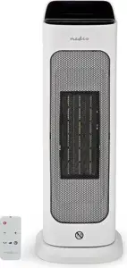 Grijalica NEDIS HTFA20WTW, Wi-Fi, 1400W/2000W, 2 postavke grijanja, oscilacija, zaslon, 10 - 49 °C, Android/IOS, bijela