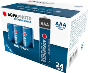 AgfaPhoto Batterie Alkaline Power -AAA LR03 Micro 24St.