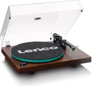 Gramofon LENCO LBT-225WA, Bluetooth 5, RCA izlaz, USB-B PC kodiranje, 2x10W RMS, Audio-Technica cartridge AT-VM95E