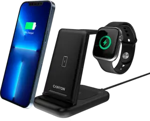 CANYON wireless charger WS-304 15W 3in1 Black