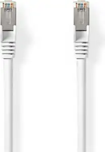 Kabel NEDIS CCGL85520WT20, Patch, CAT8.1 S/FTP, bijeli, 2m