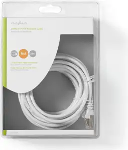 Kabel NEDIS CCGB85121WT50, Patch, CAT5e SFTP, UTP, bijeli, 5m