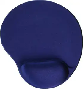 Gembird Gel mouse pad with wrist support, blue