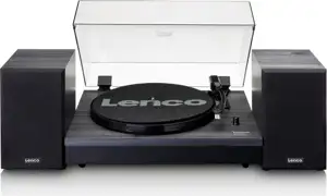 Gramofon LENCO LS-301BK, Bluetooth, RCA izlaz, zvučnici 2x 10W