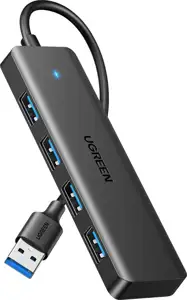 USB HUB UGREEN, USB 3.0 A, 4-portni USB 3.0, sivi