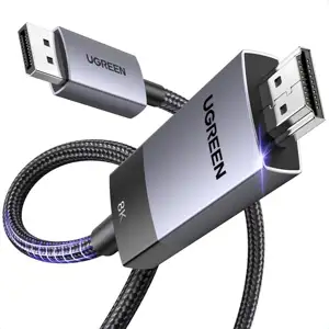 Kabel UGREEN, Displayport (M) na HDMI (M), 2m, 8K@60Hz/4K@240Hz/120Hz, crni