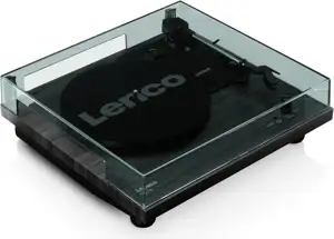 Gramofon LENCO LS-10BK, RCA izlaz, 3.5mm, zvučnici 2x 6W, crni