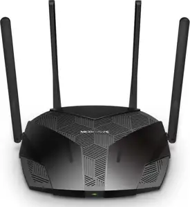 Mercusys AC1800X bežični usmjerivač (Dual-Band WiFi6 Router) 574Mbps/1201Mbps (2.4GHz/5GHz), 802.11ax/ac/a/b/g/n, 3×G-LAN, 1×G-WAN, MU-MIMO, 4×5 dBi fiksne omni-direkcione antene